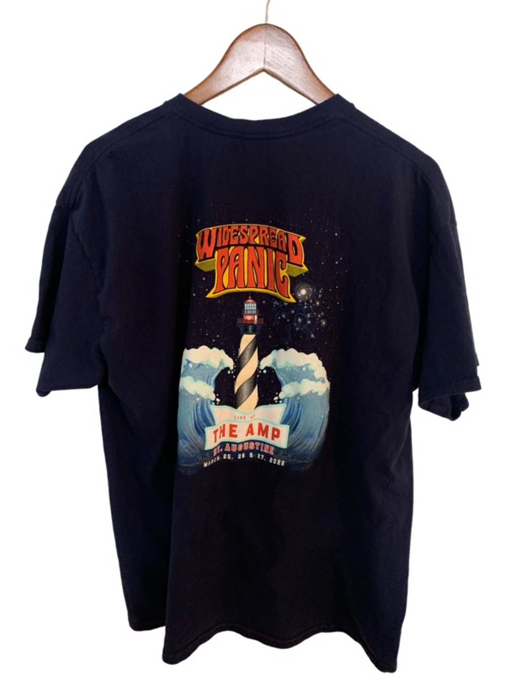 Widespread Panic Official Merch - “Panic At The Amp” - St. Augustine 2022
